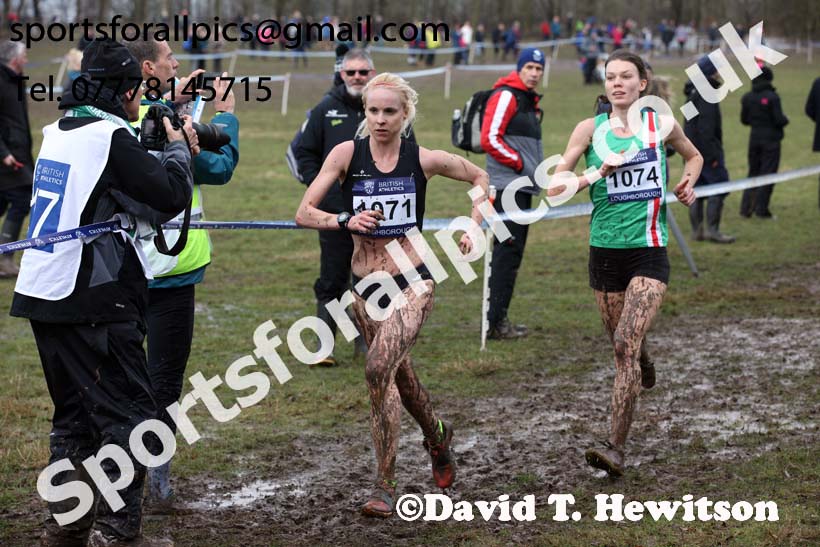 Senior womens 2018 British Inter Counties Cross Country Champs., Prestwold Hall, Loughborough. Photo: David T. Hewitson/Sports for All Pics
